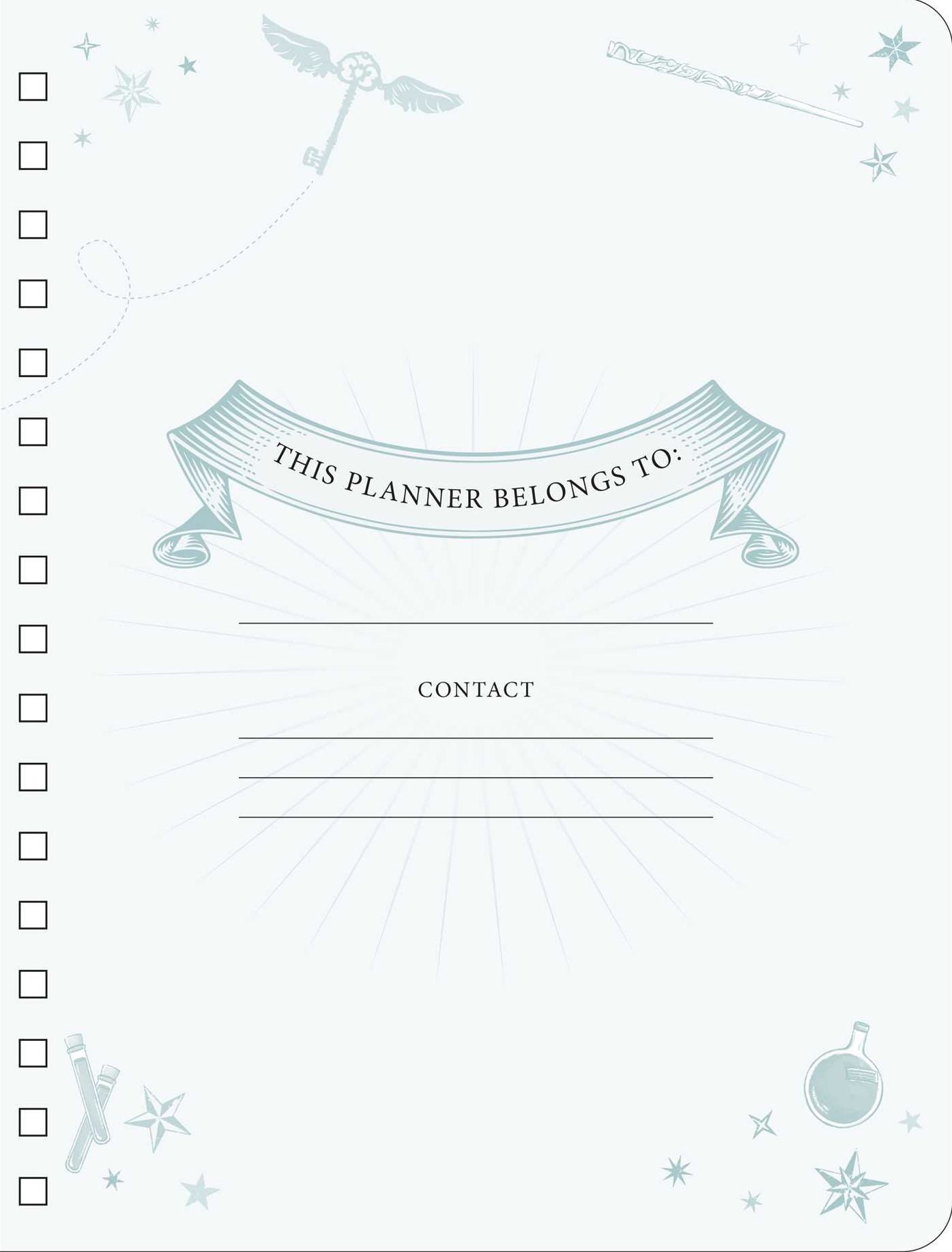 Harry Potter: Spells and Potions 12-Month Undated Planner