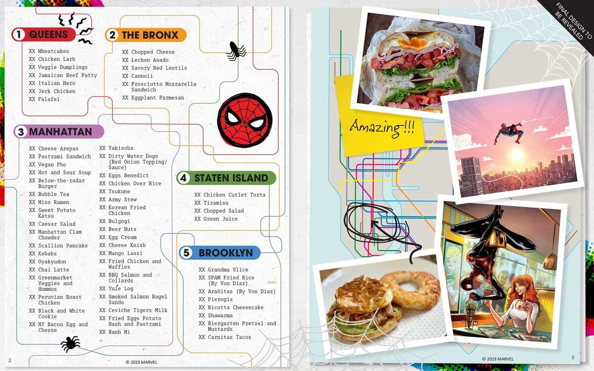 Marvel: Spider-Man: The Official Cookbook: Your Friendly Neighborhood Guide to Cuisine from NYC, the Spider-Verse & Beyond
