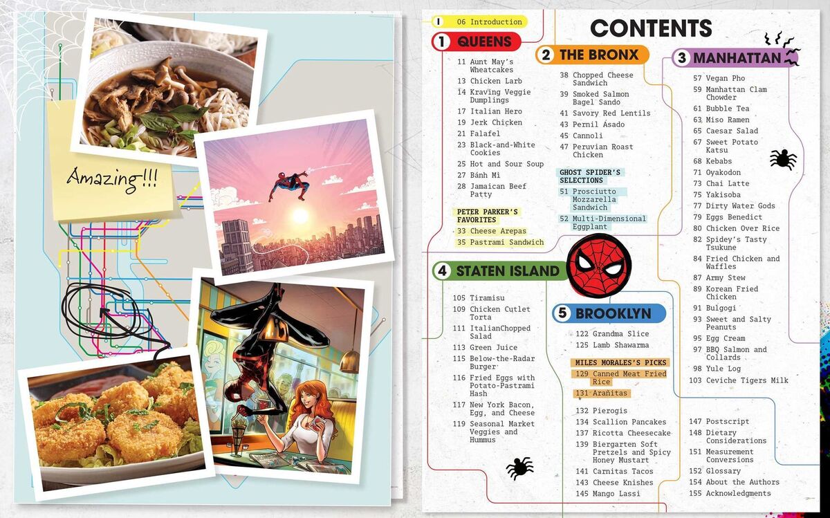 Marvel: Spider-Man: The Official Cookbook: Your Friendly Neighborhood Guide to Cuisine from NYC, the Spider-Verse & Beyond