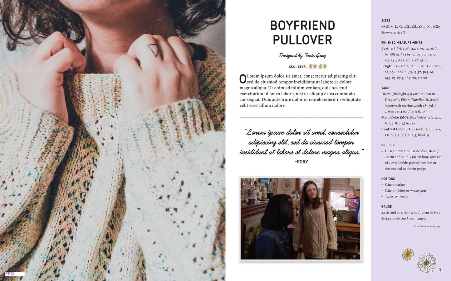 Gilmore Girls: The Official Knitting Book: Knit Your Way Through Stars Hollow and Beyond