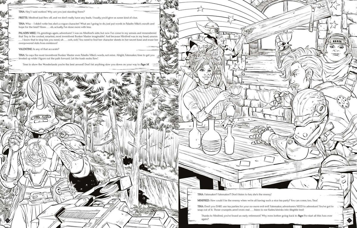 Tiny Tina's Wonderlands: A Bunkers & Badasses Coloring Adventure
