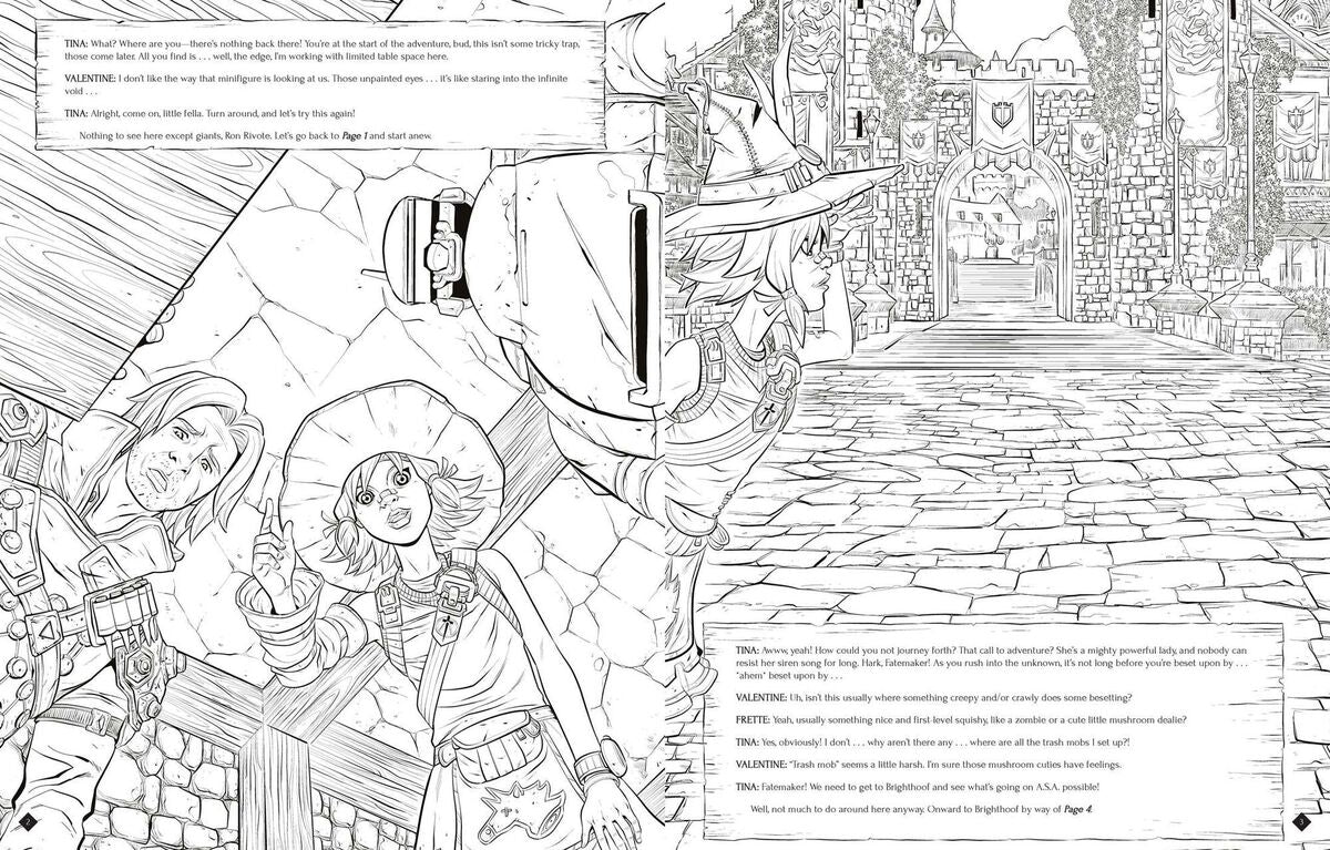 Tiny Tina's Wonderlands: A Bunkers & Badasses Coloring Adventure
