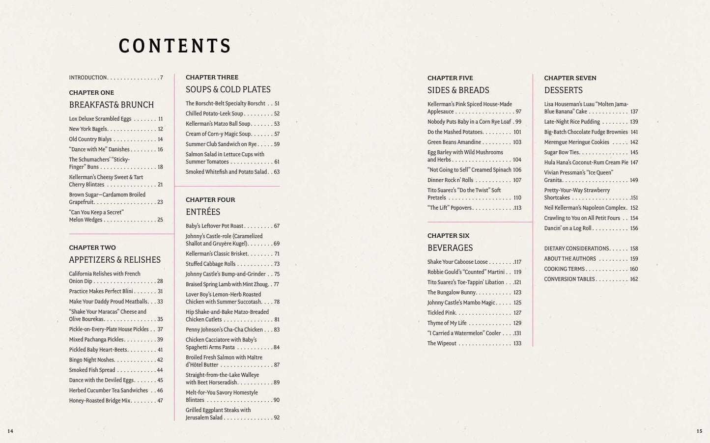 The Dirty Dancing Cookbook: Dishes and Drinks from Kellerman's Mountain House