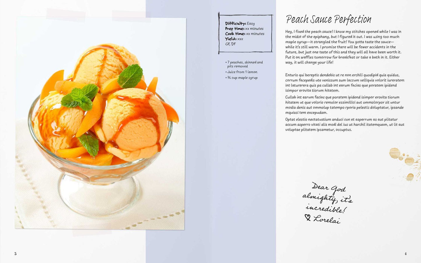 Gilmore Girls: Sookie's Recipe Book: An Official Cookbook
