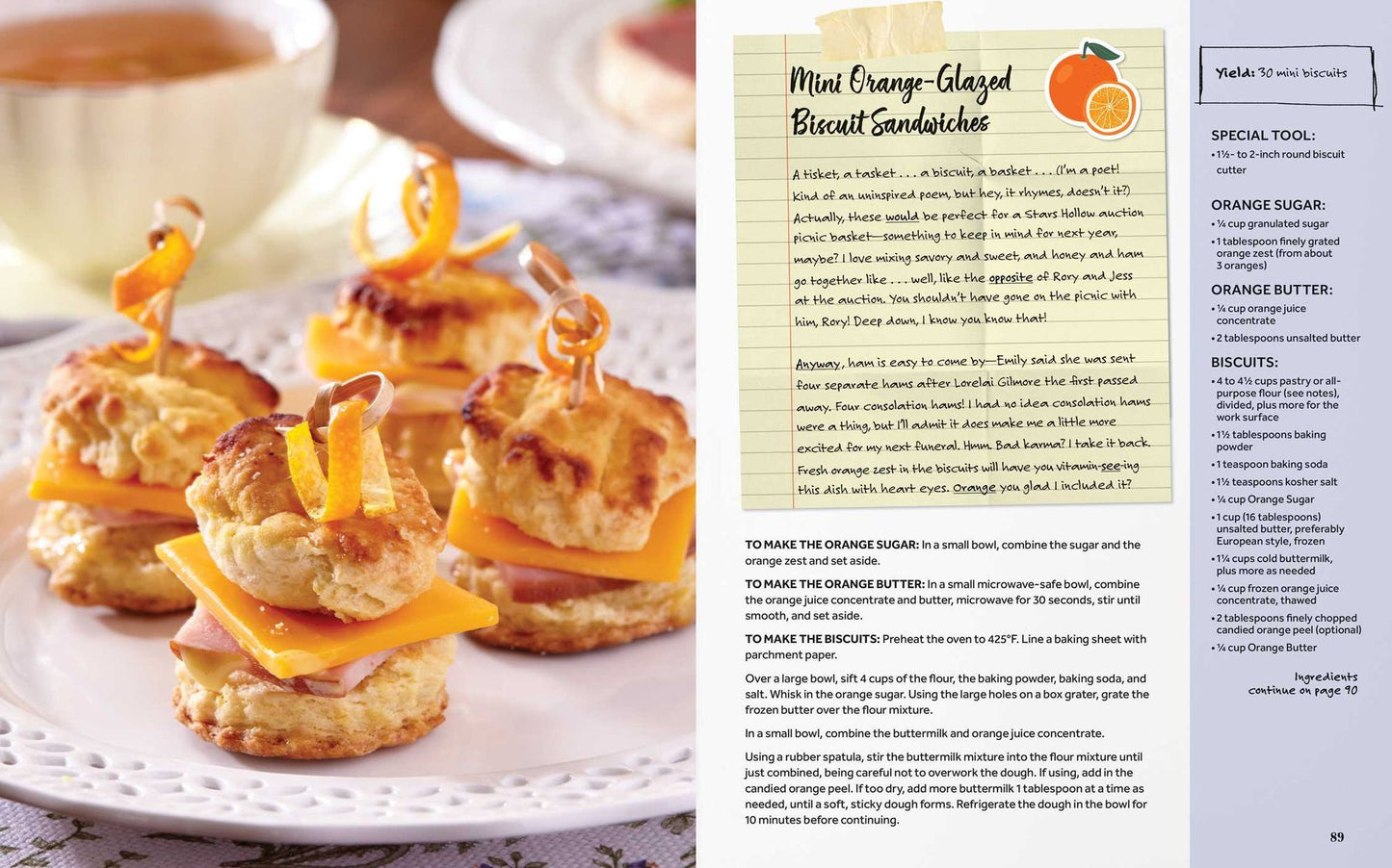 Gilmore Girls: Sookie's Recipe Book: An Official Cookbook
