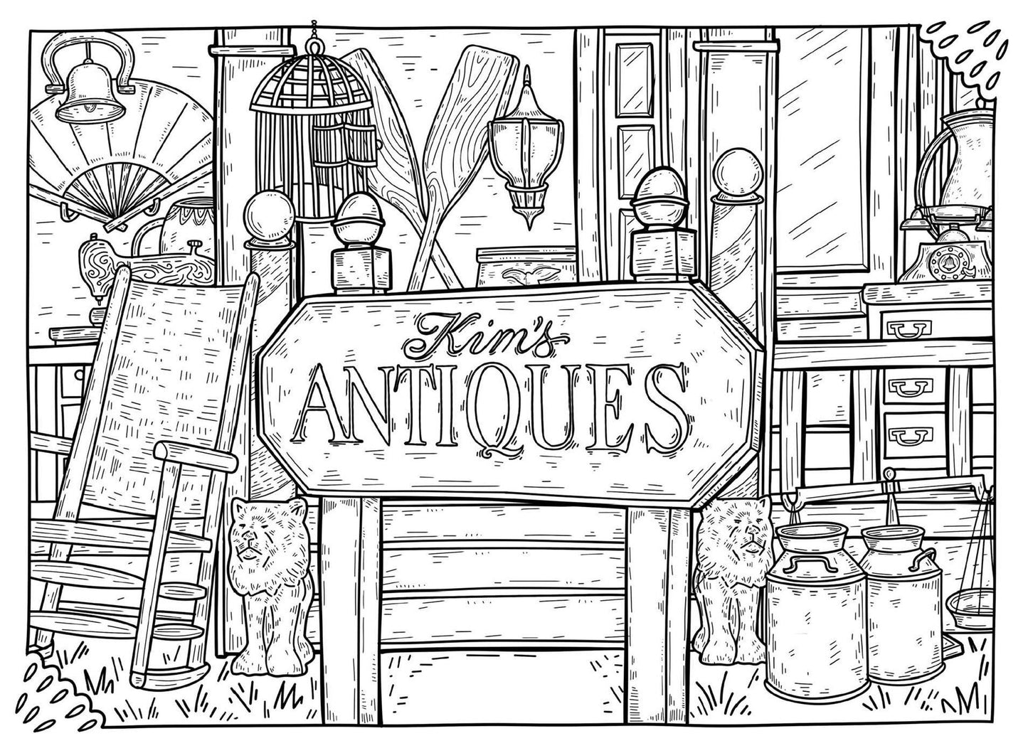 Gilmore Girls: Greetings from Stars Hollow: An Official Postcard Coloring Book