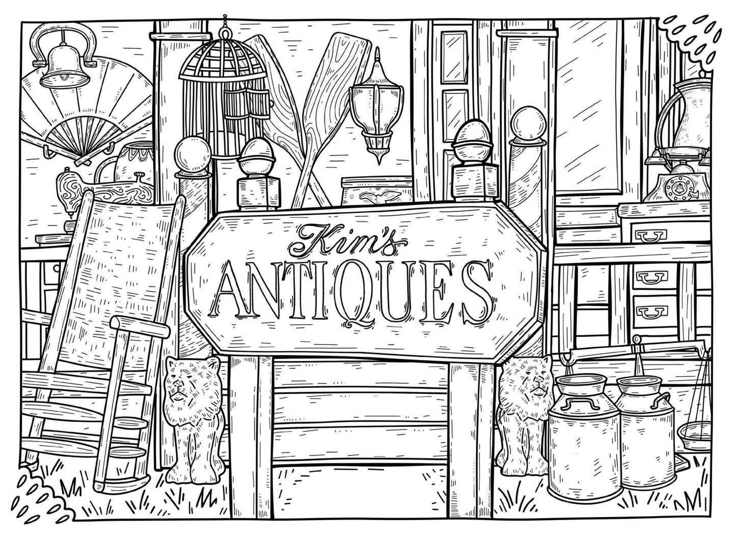 Gilmore Girls: Greetings from Stars Hollow: An Official Postcard Coloring Book