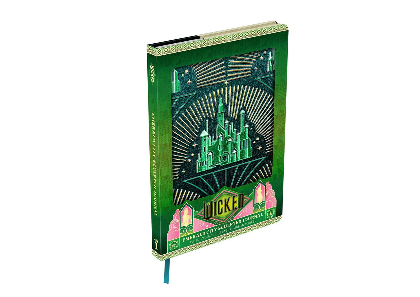 Wicked: Emerald City Sculpted Journal
