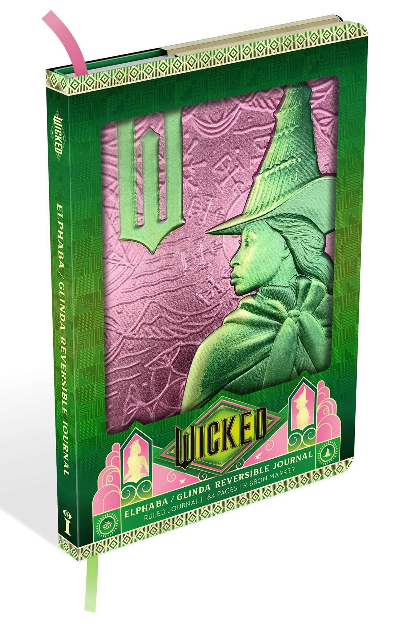 Wicked: Elphaba / Glinda Reversible Sculpted Journal