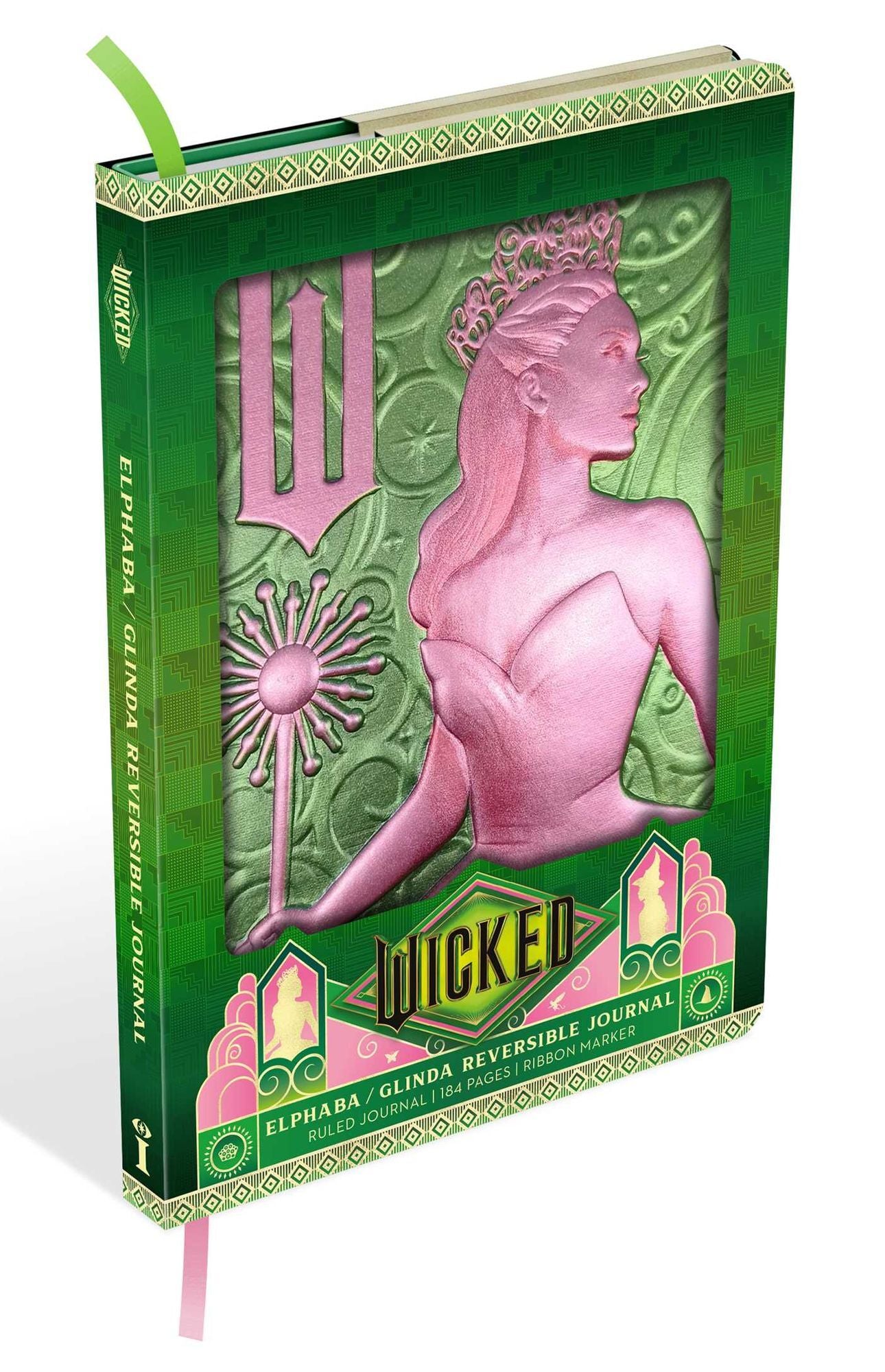 Wicked: Elphaba / Glinda Reversible Sculpted Journal