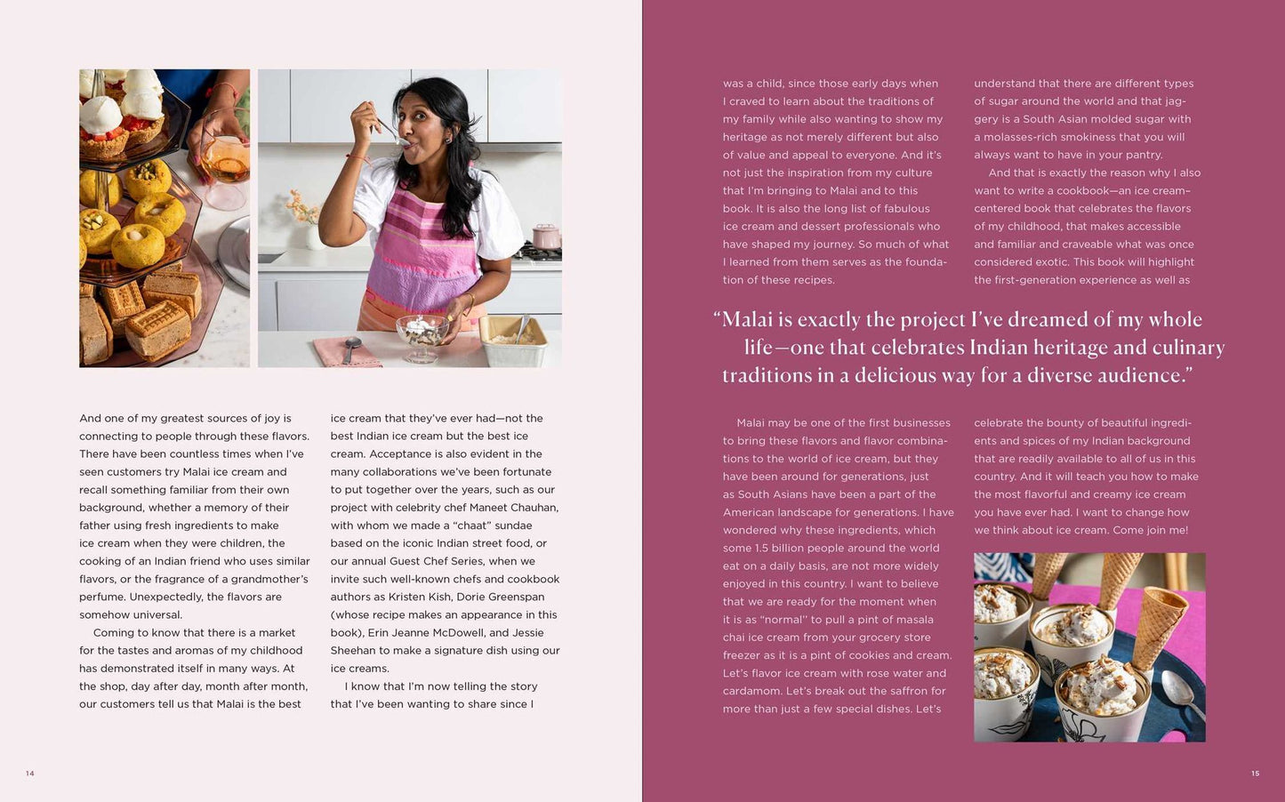 Malai: Frozen Desserts with South Asian Flavors