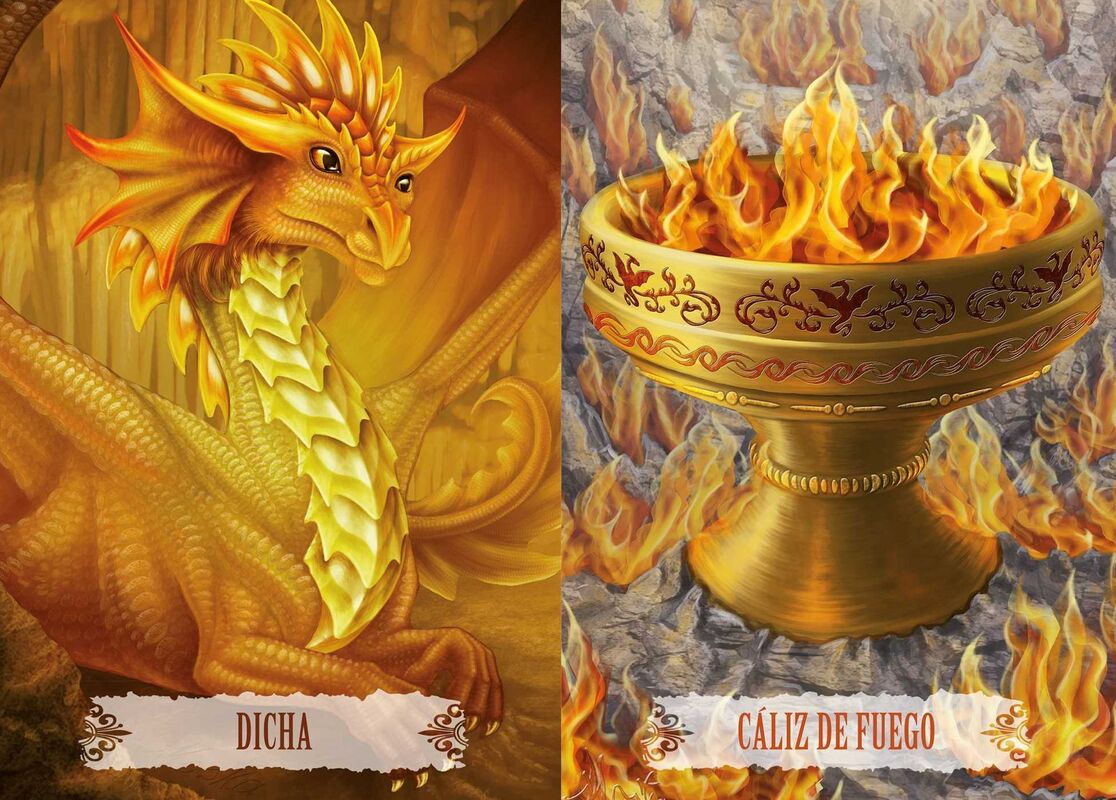 La sabiduría del dragón: Un mazo de 43 cartas y libro