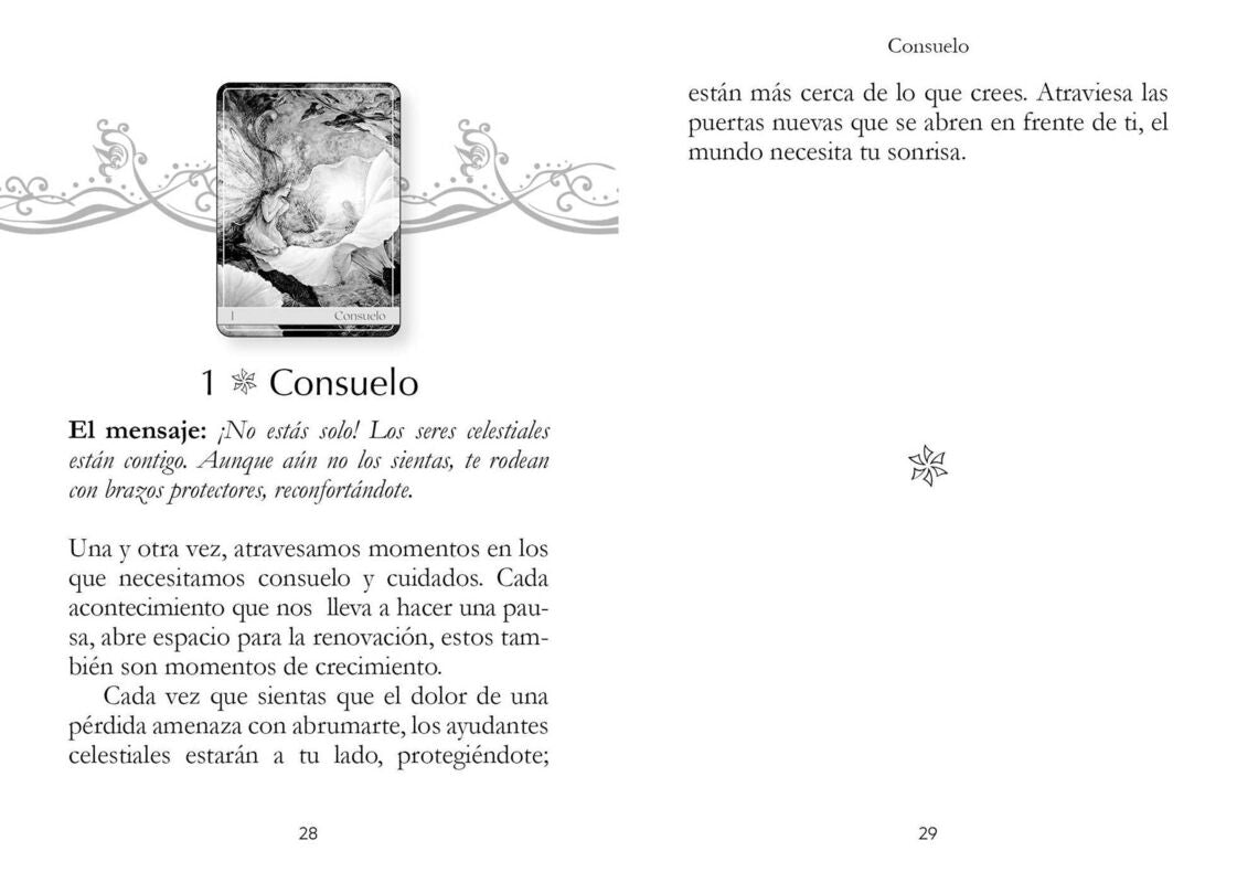 Oráculo de vibraciones angelicales: Mazo de 50 cartas y guía