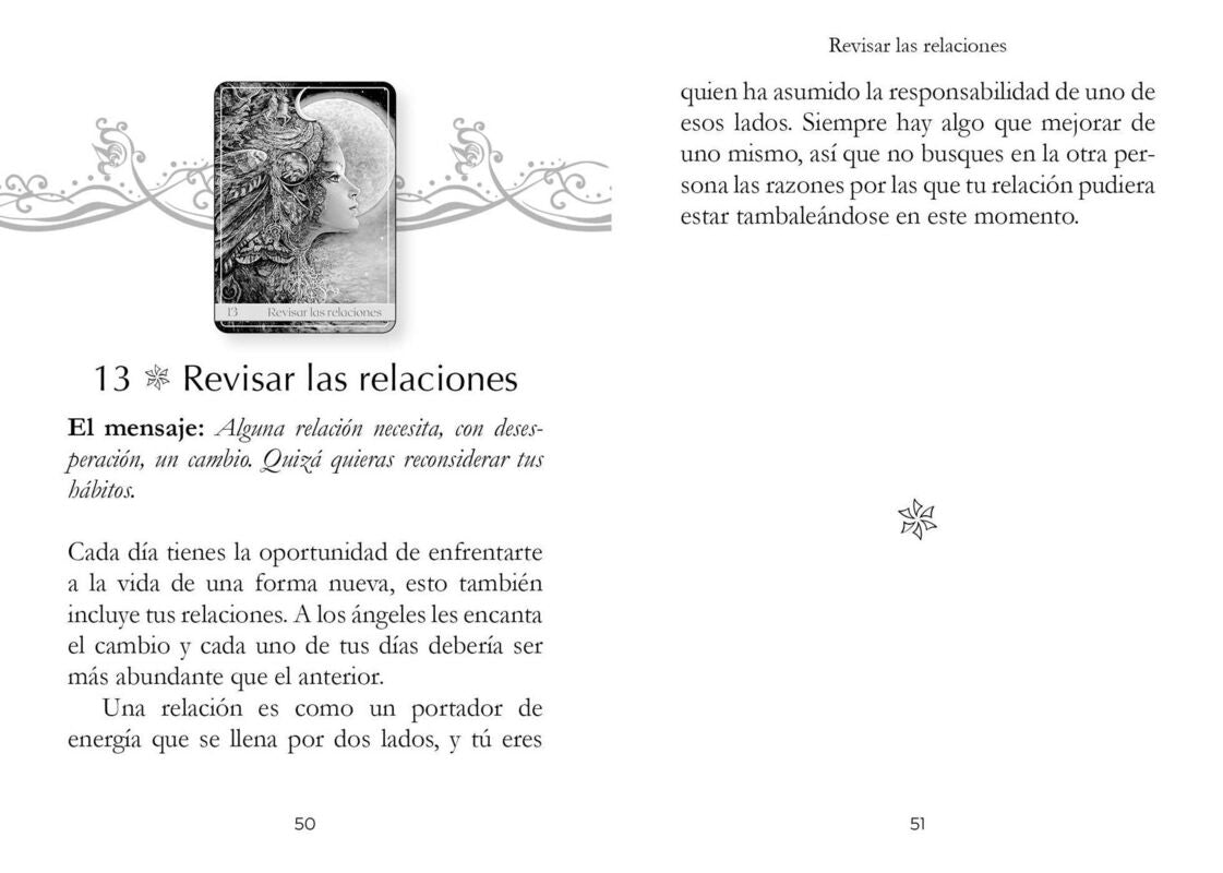 Oráculo de vibraciones angelicales: Mazo de 50 cartas y guía