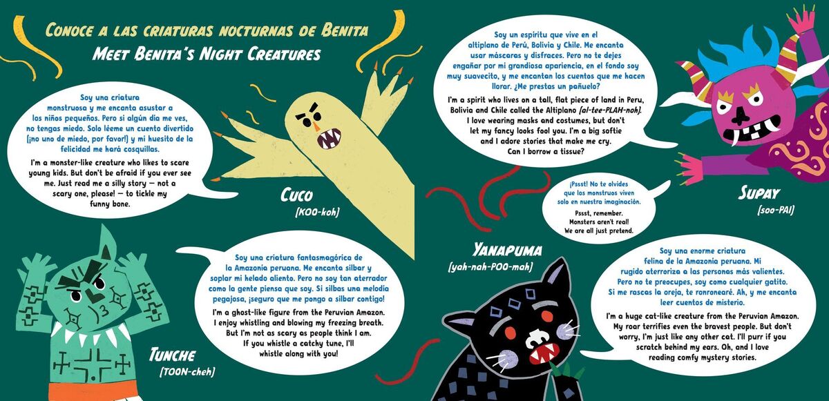 Benita and the Night Creatures (Bilingual Spanish & English)