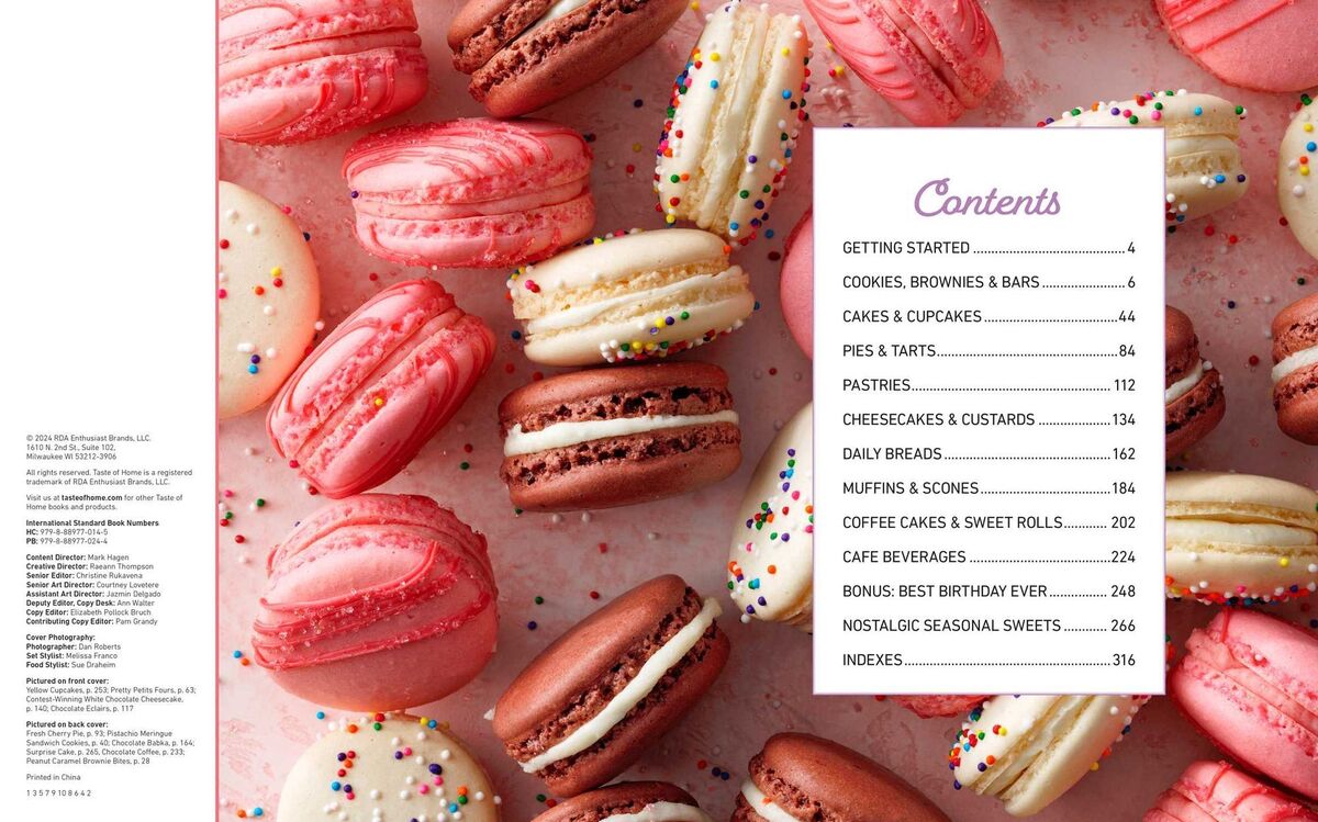 Taste of Home Bakeshop Classics: 247 Vintage Delights, Coffeehouse Bites & After-Dinner Highlights