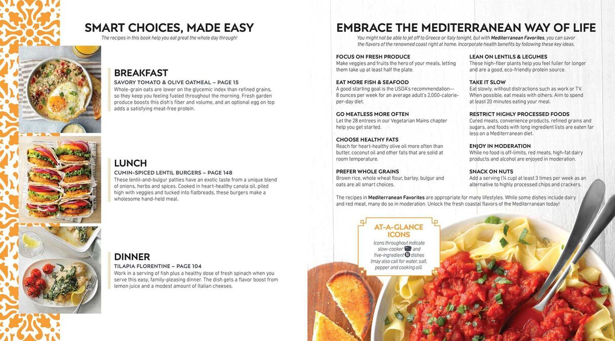 Taste of Home Mediterranean Favorites: Savor the Good Life with Hundreds of Popular Dishes