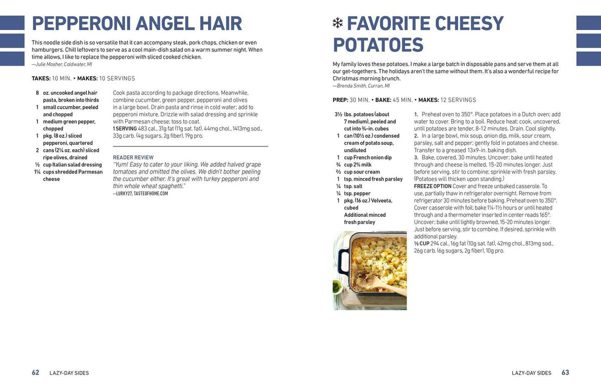 Taste of Home Lazy-Day Dinners, Desserts & More: Dishes So Easy .They Almost Make Themselves!