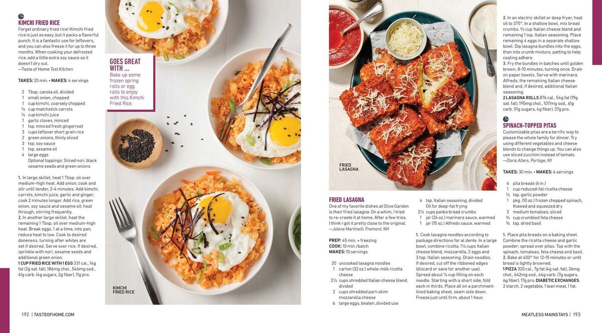 Taste of Home What's For Dinner?: 358 RECIPES THAT ANSWER THE AGE-OLD QUESTION HOME COOKS FACE THE MOST!