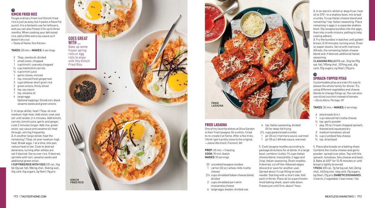 Taste of Home What's For Dinner?: 358 RECIPES THAT ANSWER THE AGE-OLD QUESTION HOME COOKS FACE THE MOST!