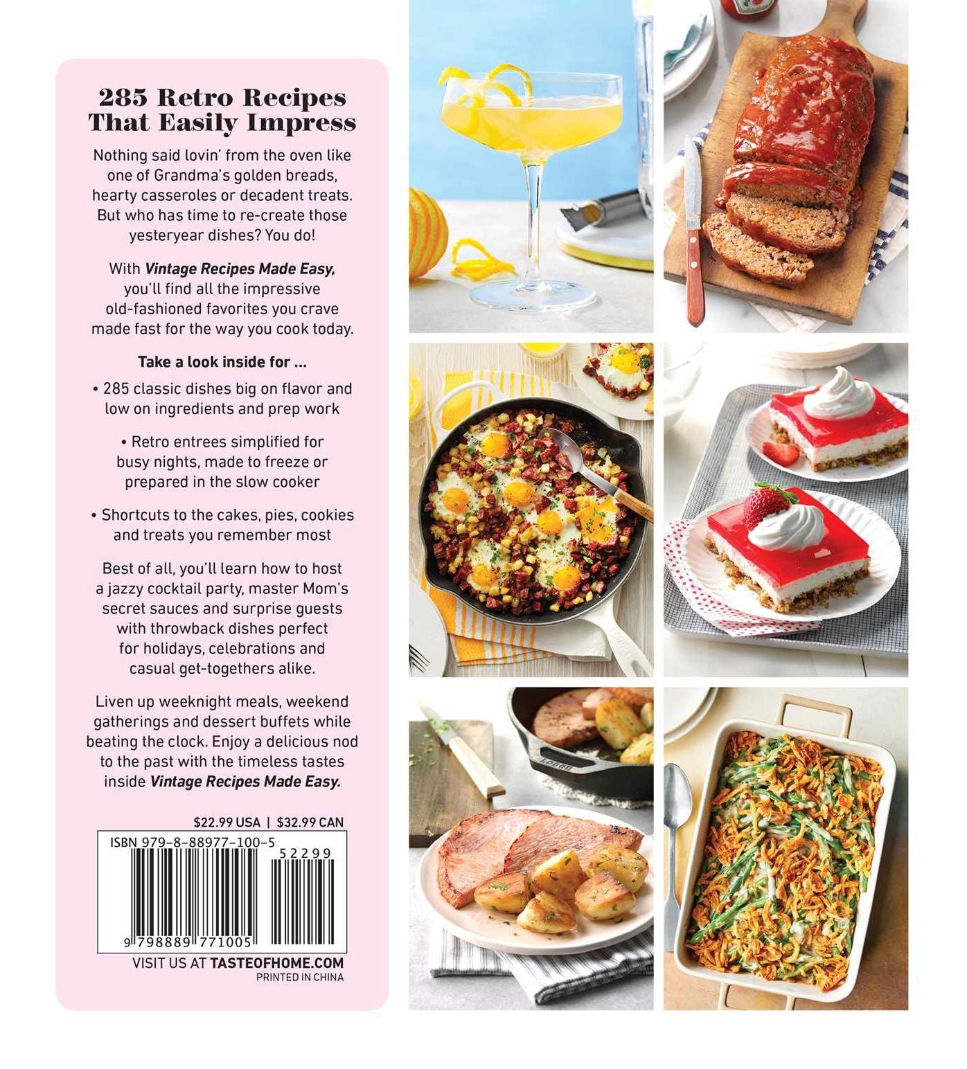 Taste of Home Vintage Recipes Made Easy: 285 RETRO DISHES AND YESTERYEAR BAKED GOODS FOR TODAY'S COOKS