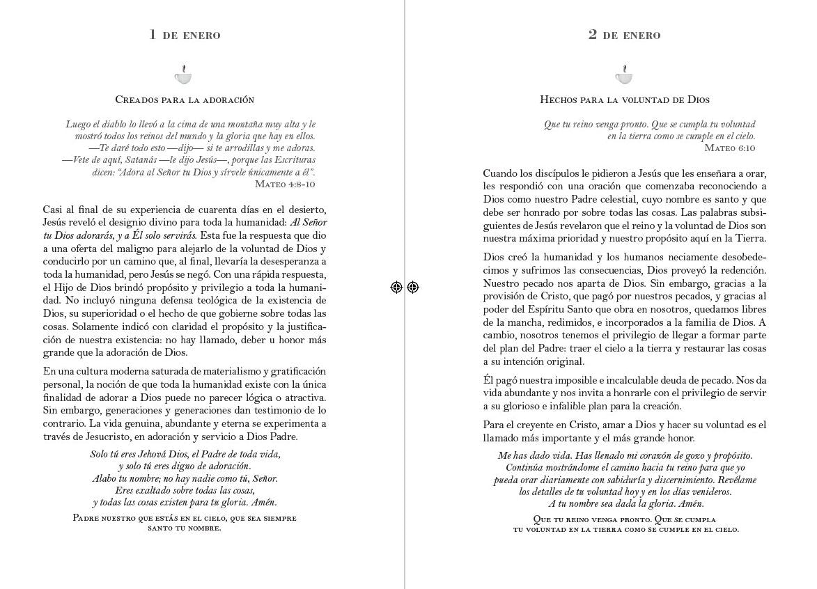 Un año con Dios al amanecer - Un devocional de 365 días: Vivir la oración del Padre Nuestro / Awake in the Dawn - a 365 day devotional