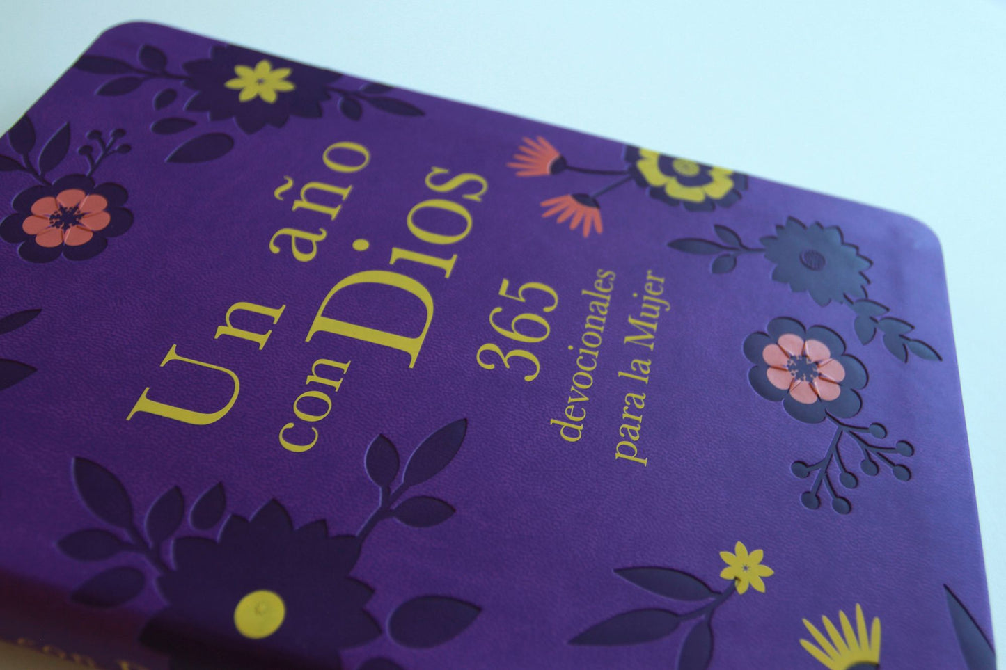 Un año con Dios: 365 devocionales para la mujer / A Year with God. Purple Leathe rsoft: 365 Devotions for Women