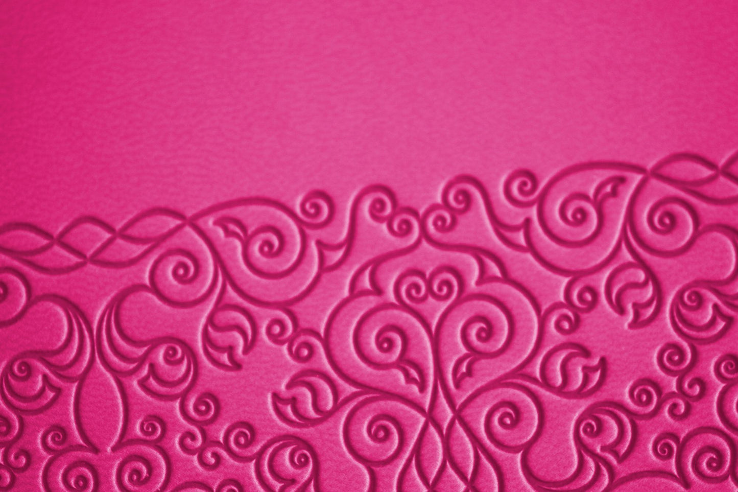 KJV Holy Bible, Large Print Medium format, Fuchsia Faux Leather w/Ribbon Marker, Red Letter, thumb Index
