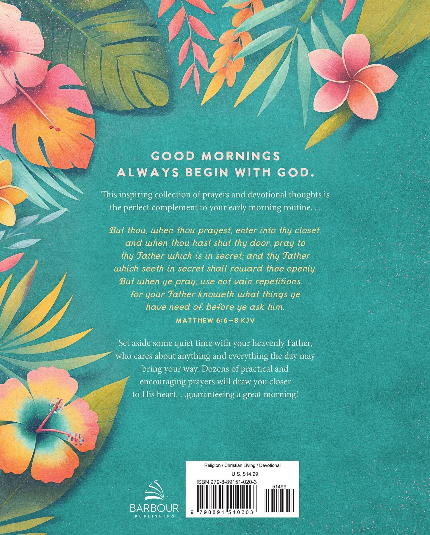 Mornings with God Large Print: Prayers & Devotions for Women