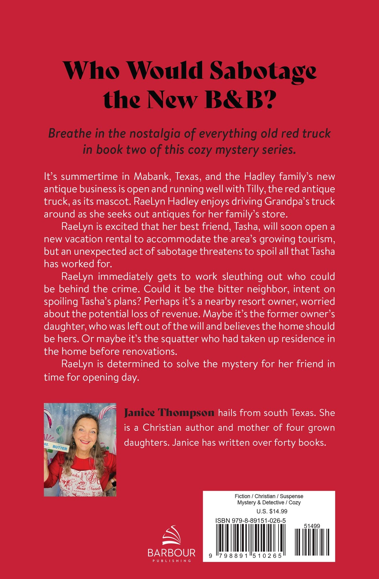 Sabotage at Cedar Creek: Red Truck Mysteries #2