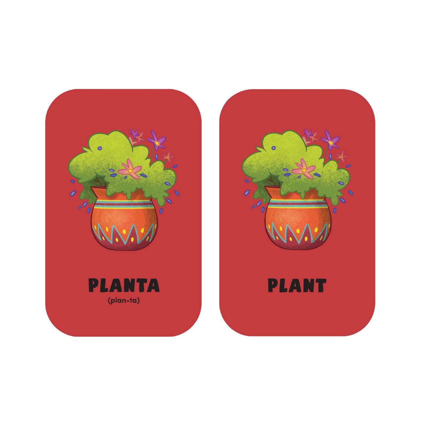 Rosie's Rules: Minilingo Spanish/English Flashcards - Basic Words with Rosie